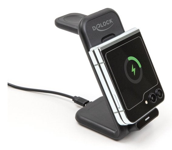 EAN 4043619669417 - DeLOCK 66941 cargador de dispositivo móvil Auriculares, Smartphone, Reloj inteligente Negro USB Cargador  imagen 3