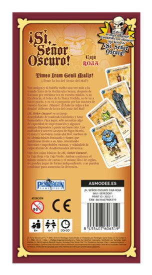 EAN 8435407606319 - Asmodee EEPEDO01 juego de tablero ¡Sí, Señor Oscuro! Caja Roja Juego De Cartas Partido imagen 2