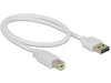 EAN 4043619836857 - DeLOCK 0.5m, USB2.0-A/USB2.0-B cable USB 0,5 m USB A USB B Blanco imagen 2