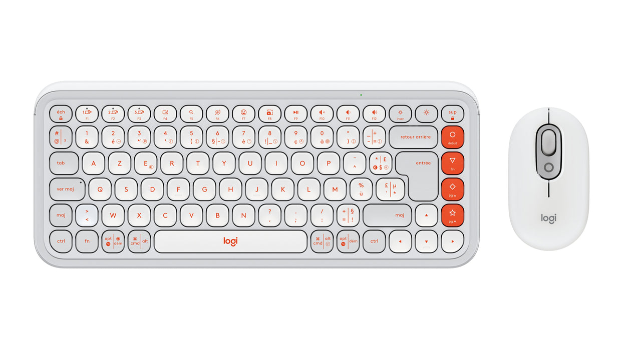 EAN 5099206127753 - Logitech 920-013110 teclado Ratón incluido Universal Bluetooth AZERTY Francés Blanco imagen 1