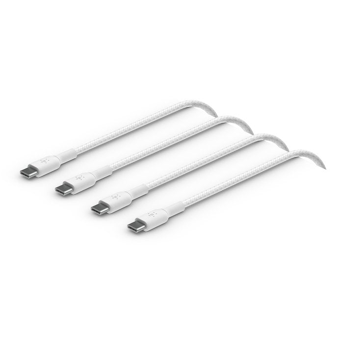 EAN 0745883860241 - Belkin CAB004BT2MWH2PK cable USB USB 2.0 2 m USB C Blanco imagen 3