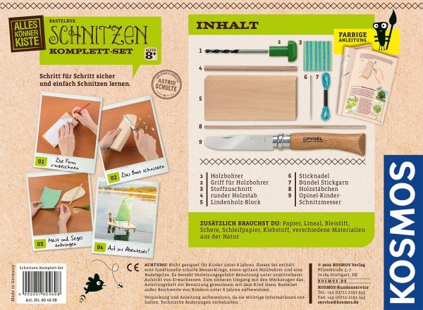 EAN 4002051604608 - Kosmos Schnitzen Komplett-Set imagen 2