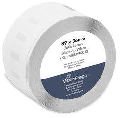 EAN 4260664877189 - MediaRange MRDY99013 etiqueta de impresora Blanco imagen 2