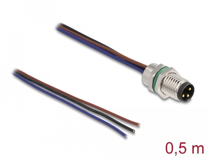 EAN 4043619801473 - DeLOCK 80147 cable para sensor y actuador Negro imagen 2