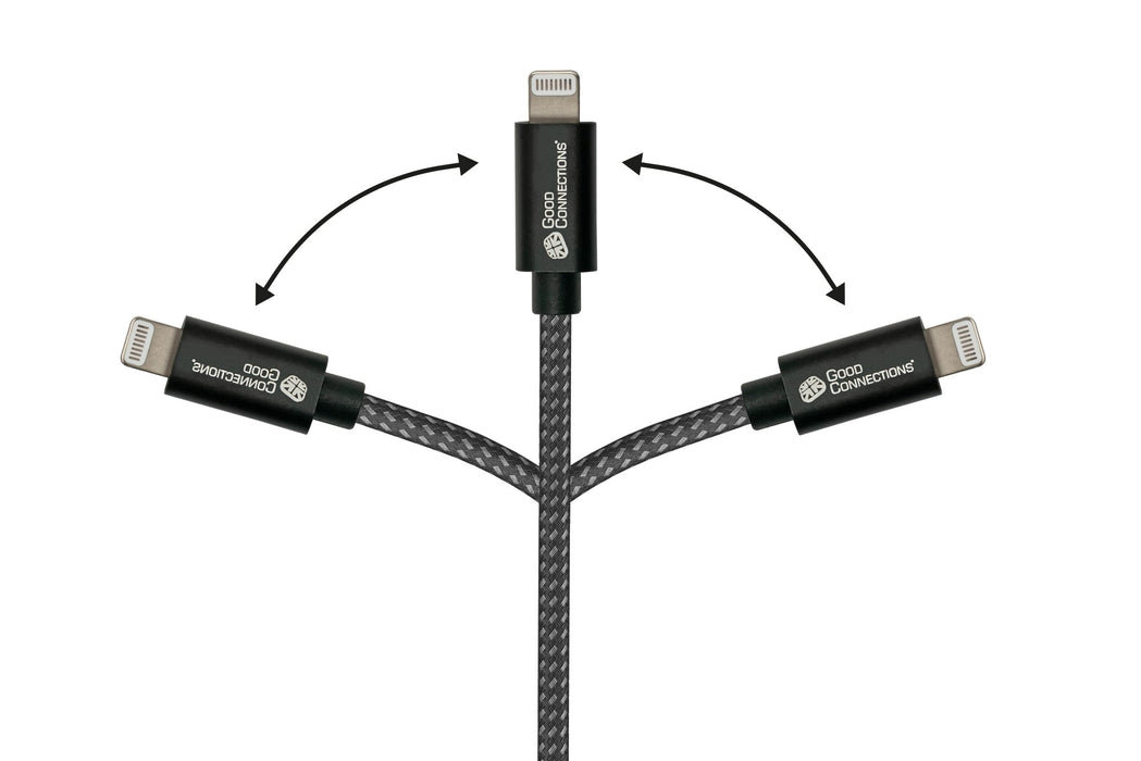 EAN 4014619881482 - Alcasa 2510-CL005S cable USB USB 2.0 0,5 m USB C USB C/Lightning Negro imagen 6
