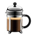 EAN 727015141718 - Bodum Chambord Negro, Acero inoxidable, Transparente imagen 1