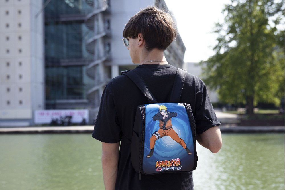 EAN 3328170287319 - Konix Naruto Mochila Nintendo Negro, Azul, Naranja imagen 5