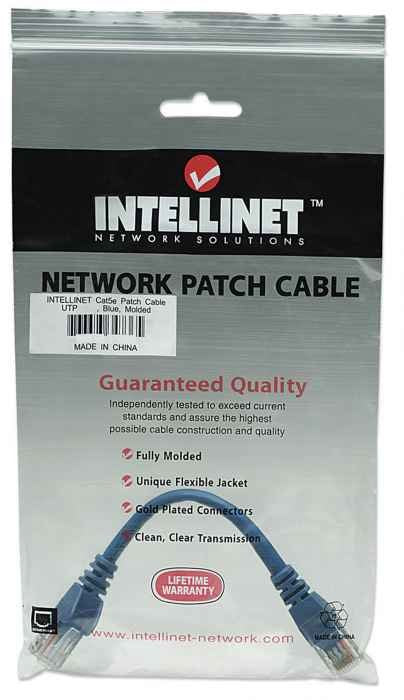 EAN 0766623318129 - Intellinet 318129 cable de red Azul 0,5 m U/UTP (UTP) imagen 2