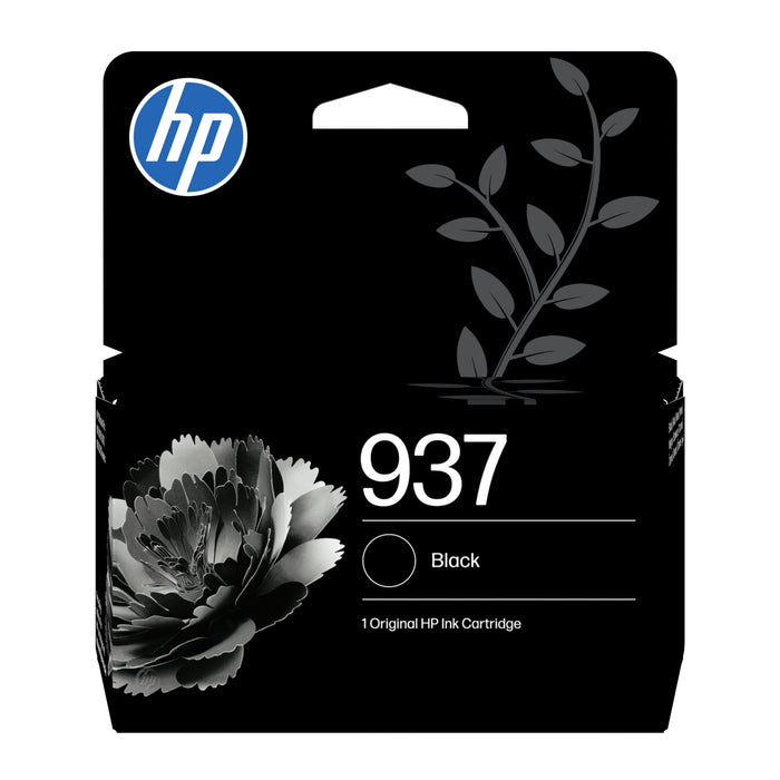 EAN 0199764688057 - HP 937 Black Original Ink Cartridge cartucho de tinta 1 pieza(s) Rendimiento estándar imagen 1