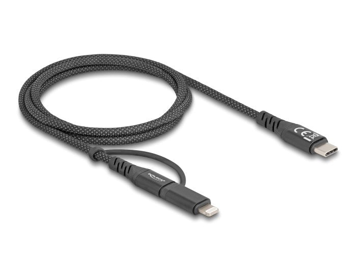 EAN 4043619811700 - DeLOCK 81170 cable USB USB 2.0 1 m USB C USB C/Lightning Negro imagen 4