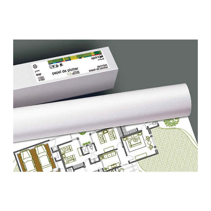 Fabrisa Plus Bobina De Papel Para Plotter 80gr - Medidas 914mm X 50m