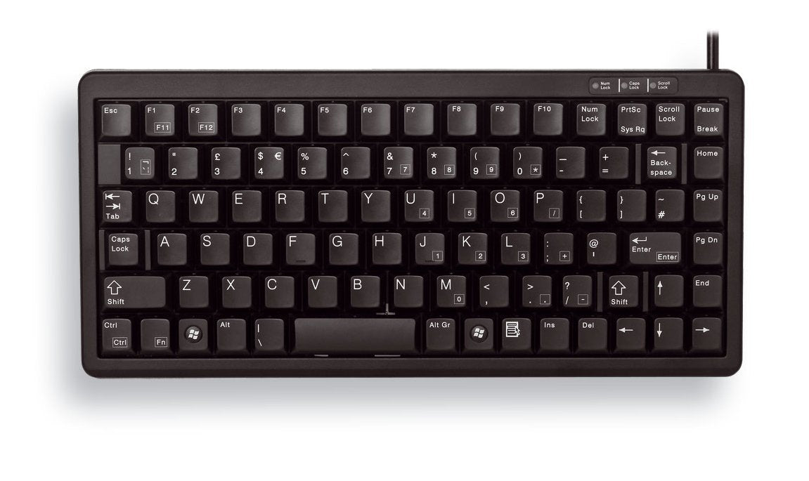 EAN 4025112062506 - CHERRY G84-4100 teclado Universal USB + PS/2 QWERTY Inglés del Reino Unido Negro imagen 1