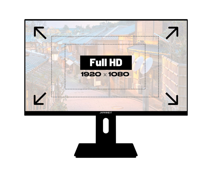 EAN 4589511166642 - JAPANNEXT JN-IPS2382FHDR-HSP pantalla para PC 61 cm (24") 1920 x 1080 Pixeles Full HD LCD Negro imagen 9