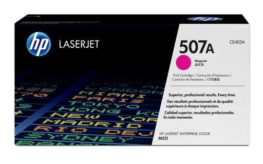 EAN 5711045594533 - HP 507A Magenta Original LaserJet Toner Cartridge cartucho de tóner 1 pieza(s) imagen 1