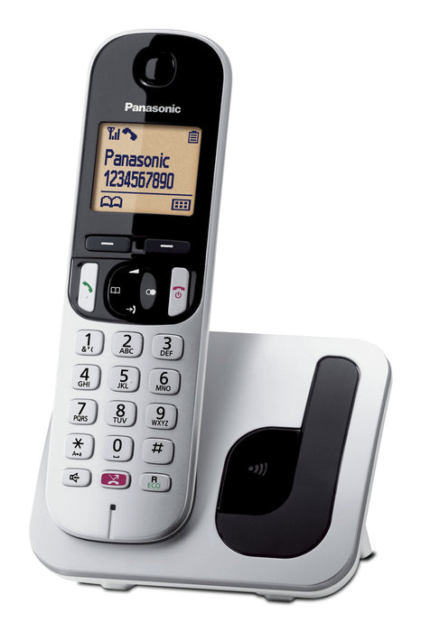 EAN 5025232927678 - Panasonic KX-TGC250JTS teléfono Teléfono DECT Identificador de llamadas Negro, Plata imagen 1