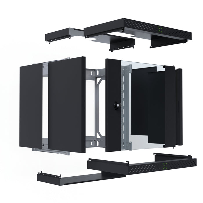 EAN 4049759323011 - EFB Elektronik WGX-1206TS.G1 armario rack 12U Bastidor de pared Negro imagen 3