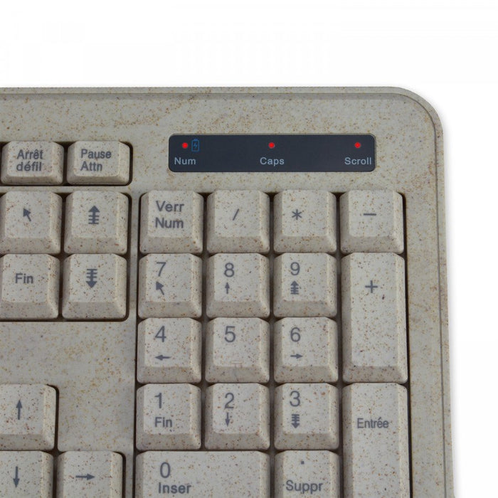 EAN 3700224769574 - MCL MP1B99AACK305WBIB teclado Universal RF inalámbrico AZERTY Francés Beige imagen 2
