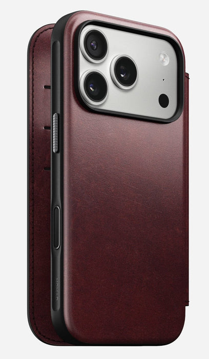 EAN 856504011833 - Nomad Modern Leather Folio funda para teléfono móvil 16 cm (6.3") Borgoña imagen 1