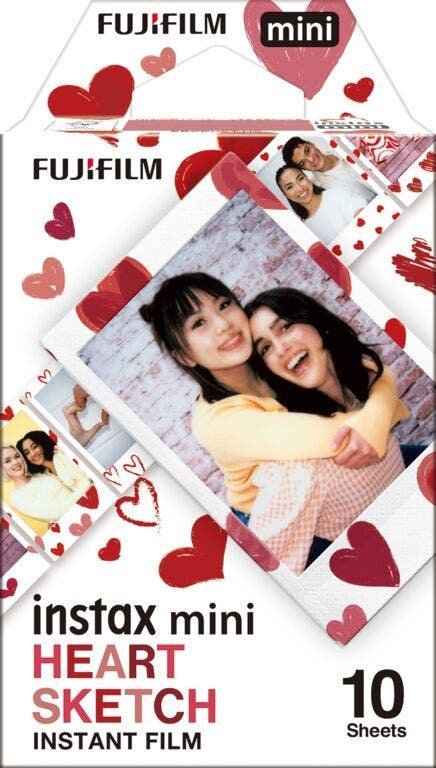 EAN 4547410497588 - Fujifilm Instax mini Heart Sketch película instantáneas 10 pieza(s) 54 x 86 mm imagen 1