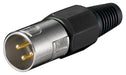 EAN 4040849117497 - Goobay 11749 conector XLR (3-pin) Negro, Metálico imagen 1
