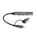 EAN 8052101435702 - Ewent EW1154 hub de interfaz USB 3.2 Gen 1 (3.1 Gen 1) Type-A + Type-C Gris imagen 1