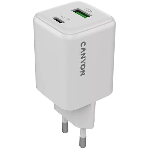 EAN 5291485016210 - Canyon CU45AC Universal Blanco Corriente alterna Carga rápida Interior imagen 1