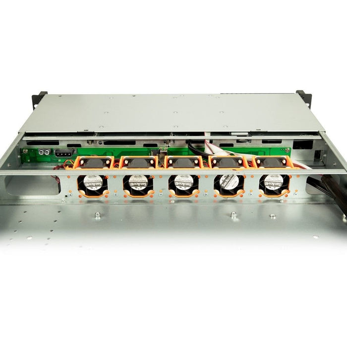 EAN 4260133126367 - Inter-Tech IPC 1U-1404 Estante Negro, Acero inoxidable imagen 2
