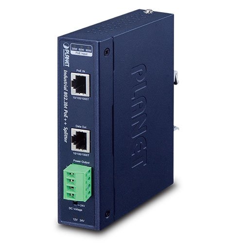 EAN 4711605284844 - PLANET IPOE-173S divisor de red Energía sobre Ethernet (PoE) Azul imagen 1