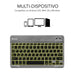 EAN 8436586740597 - SUBBLIM TECLADO SMART BACKLIT BLUETOOTH GREY QWERTY Español Negro, Gris imagen 2