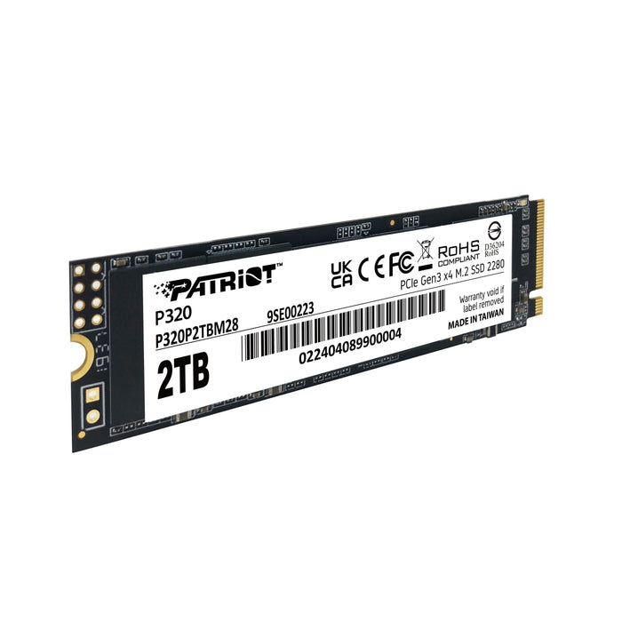 EAN 4711378427639 - Patriot Memory P320 2 TB M.2 PCI Express 3.0 NVMe imagen 3