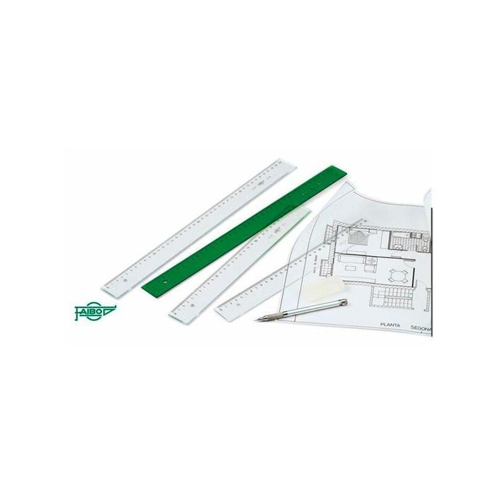 Faibo Regla 40 Cm Verde