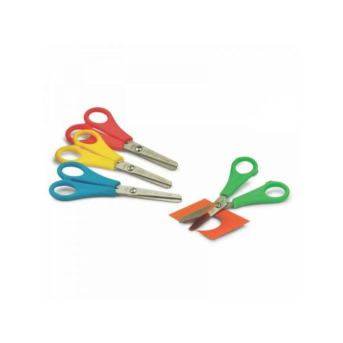 Faibo Tijeras Escolares 13cm - Punta Redonda - Acero Inoxidable - Colores Surtidos