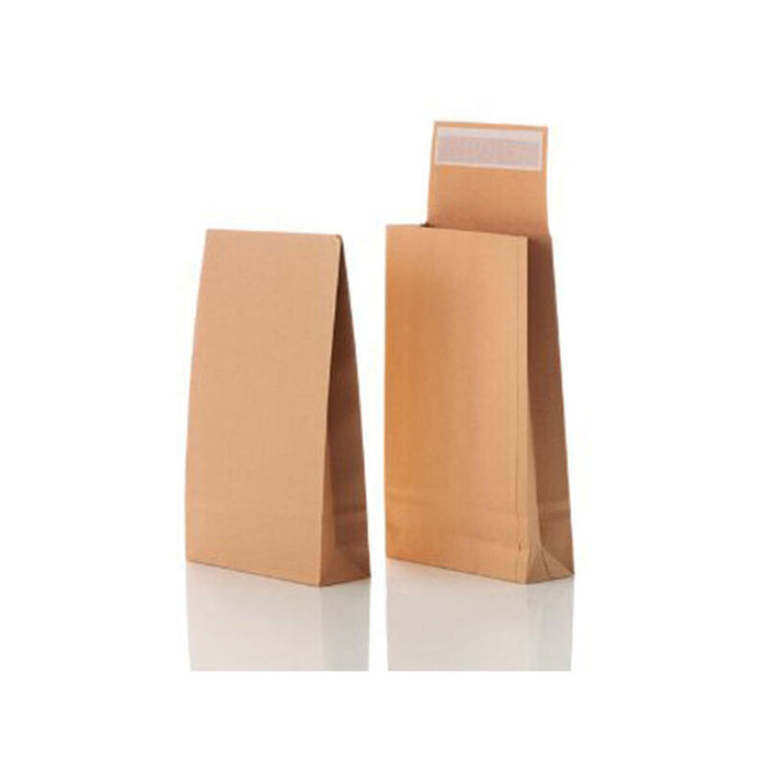 Faltenversandtasche B4 O. Fenster Sk Braun 250x353mm 100st.Pack