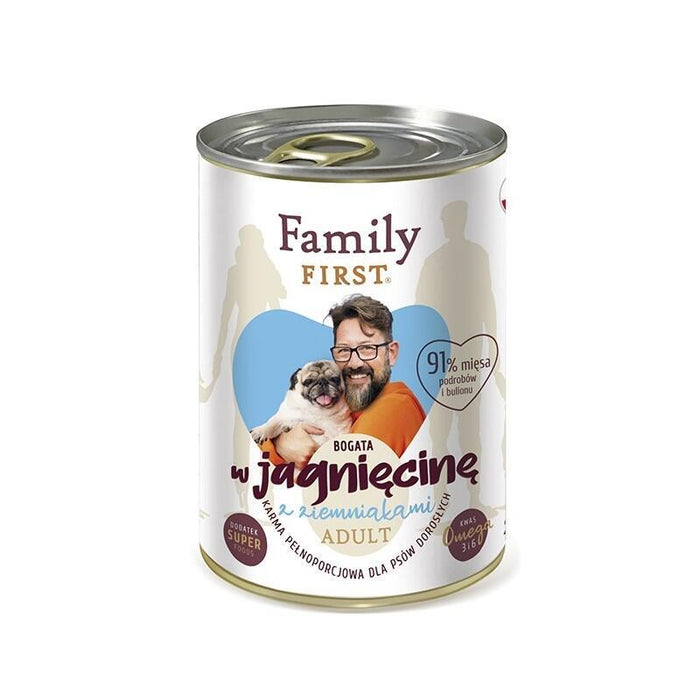 Family First Adult Lamb With Potato - Wet Dog Food - 400 G