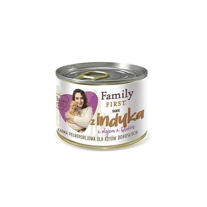 Family First Adult Turkey Dish - Wet Cat Food - 200g