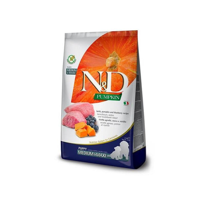Farmina N&D Dog Pumpkin Lamb & Blueberry Puppy Medium & Maxi 100gr