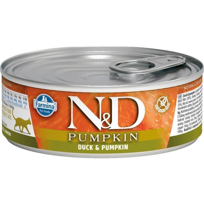 Farmina N&D Gato Pato Y Calabaza 70g
