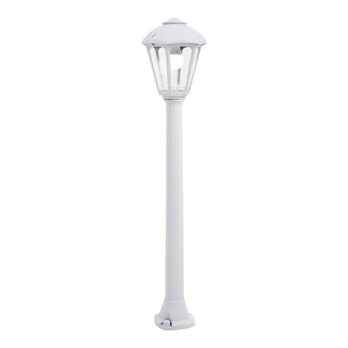 Farol Baliza Con Poste Giaffa/Giampy, E27, Blanco, Ø210 X 995 Mm