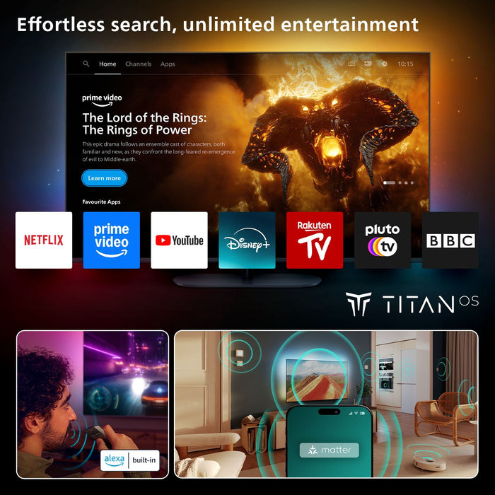 EAN 8718863046890 - Philips 77OLED76012 195,6 cm (77") 4K Ultra HD Smart TV Wifi Negro imagen 6