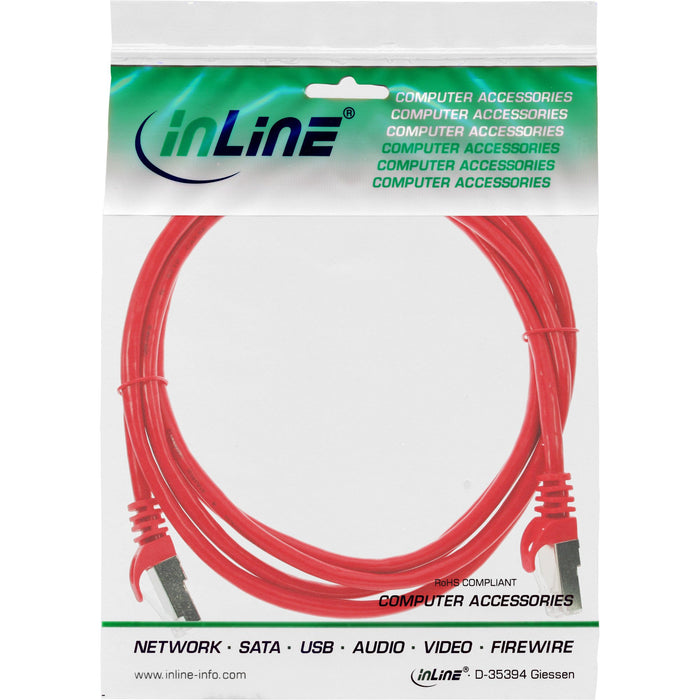 EAN 4043718008179 - InLine 72511R cable de red Rojo 1 m Cat5e SF/UTP (S-FTP) imagen 3