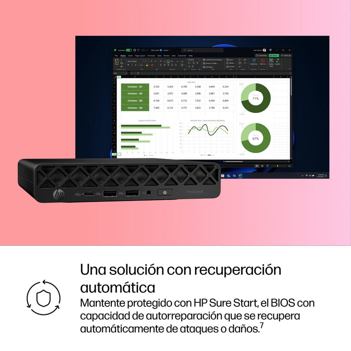 EAN 0199485673622 - HP ProDesk 4 G1i AI PC Intel Core Ultra 5 235T 16 GB DDR5-SDRAM 512 GB SSD Windows 11 Pro Mini PC Negro imagen 7