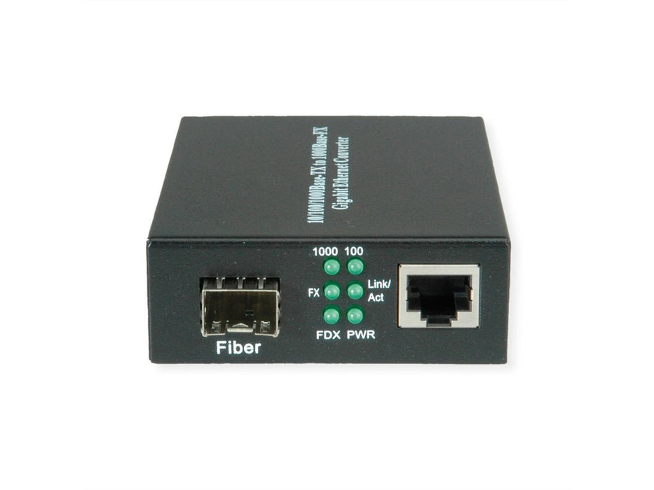 EAN 7630049628625 - VALUE 21.99.1199 convertidor de medio 1000 Mbit/s Multimodo Negro imagen 5