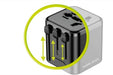 EAN 8594215996446 - Mobile Origin MO-UTRA-PW30-BLK adaptador de enchufe eléctrico Universal Negro imagen 8