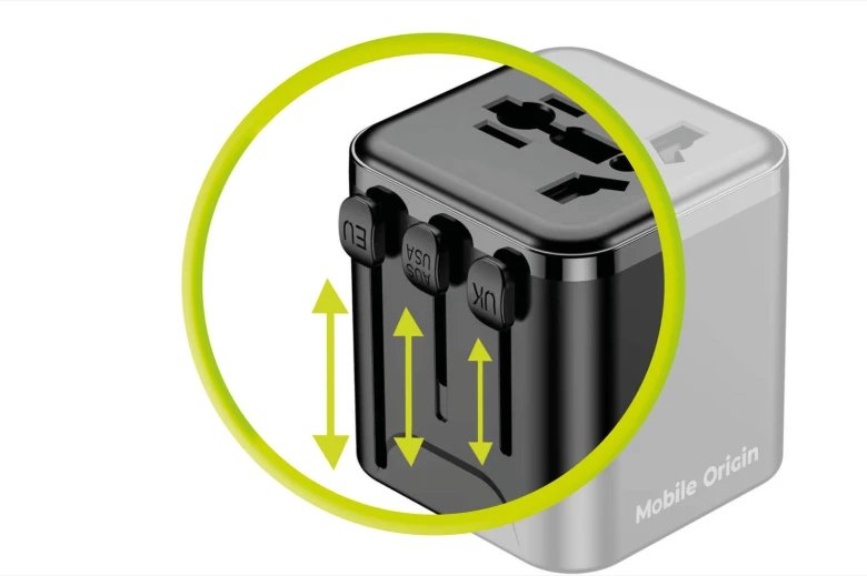 EAN 8594215996446 - Mobile Origin MO-UTRA-PW30-BLK adaptador de enchufe eléctrico Universal Negro imagen 8