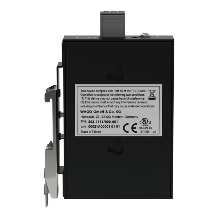 EAN 4066966254990 - Wago 852-1111/000-001 switch Gigabit Ethernet (10/100/1000) Negro imagen 5