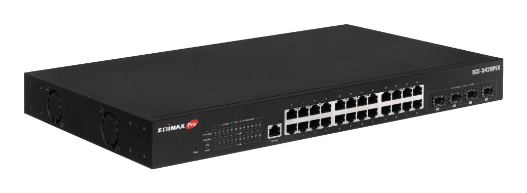 EAN 4717964705402 - Edimax Switch 24x TGS-5428PLX 2.5GbE L2 Surveill.VLAN PoE+ - Switch Gestionado imagen 3