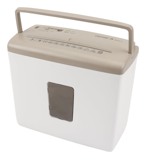 EAN 4030152955855 - Genie 440 X II triturador de papel Corte cruzado 72 dB Blanco, Marrón imagen 2