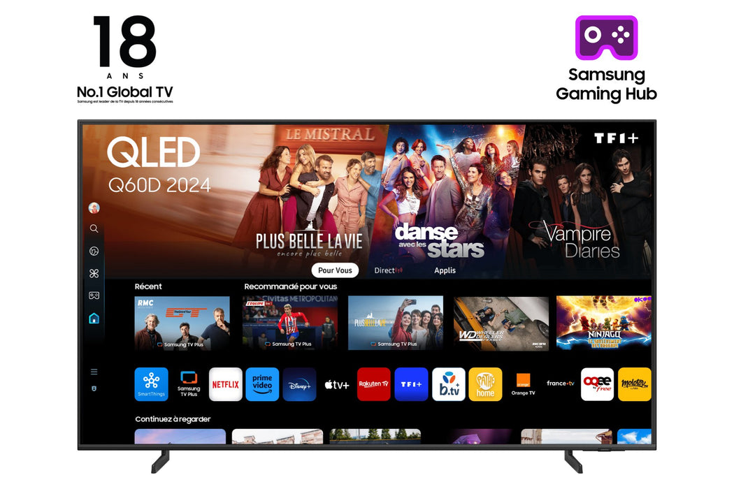 EAN 8806095412597 - Samsung Q60D TQ43Q60DAU 109,2 cm (43") 4K Ultra HD Smart TV Wifi Titanio imagen 1