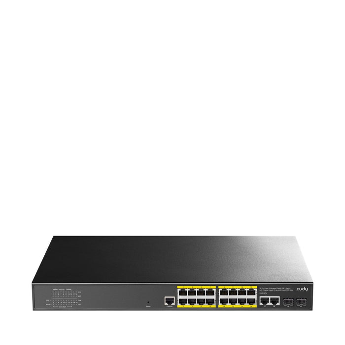 EAN 6971690790394 - Cudy 16-Port Gigabit Managed PoE+ Switch with 2 Uplink GbE Ports and 2 SFP, GS2018PS2 1.0 Gestionado L2/L imagen 1