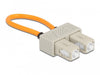 EAN 4043619869213 - DeLOCK 86921 adaptador de fibra óptica 1 pieza(s) Beige, Naranja imagen 2